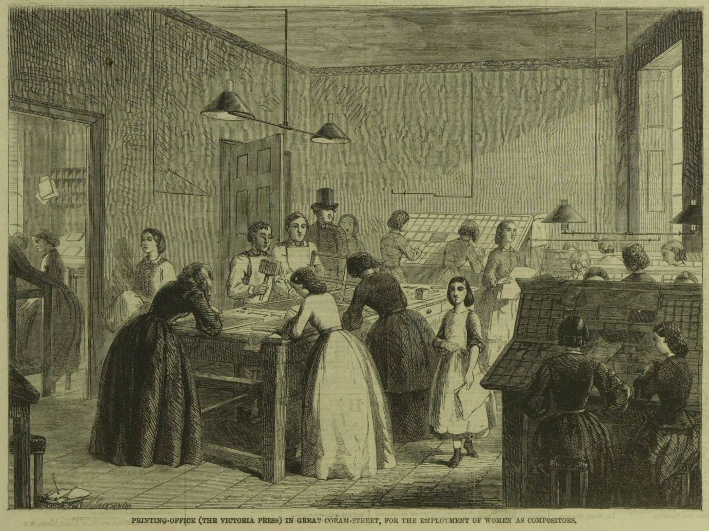 The Victoria Press in the *Illustrated London News*