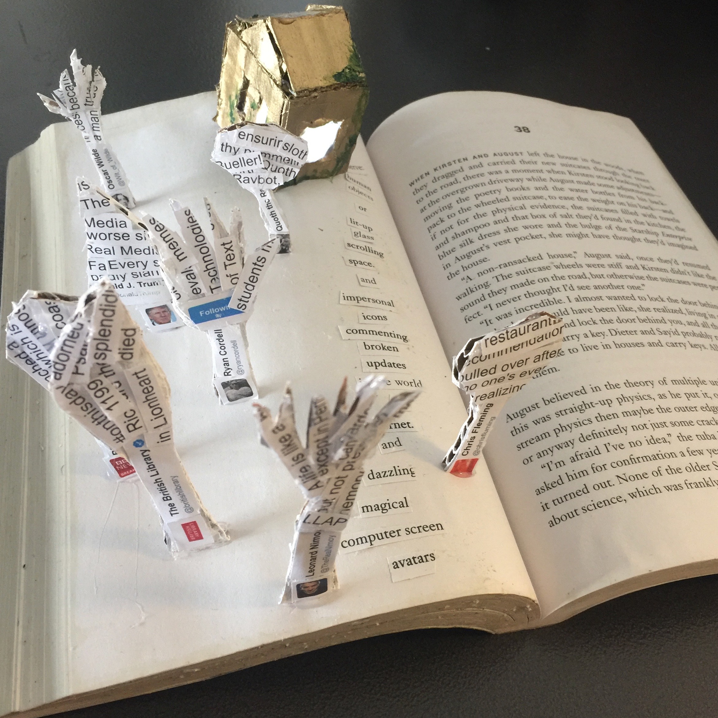 An altered book project by a former ToT student.